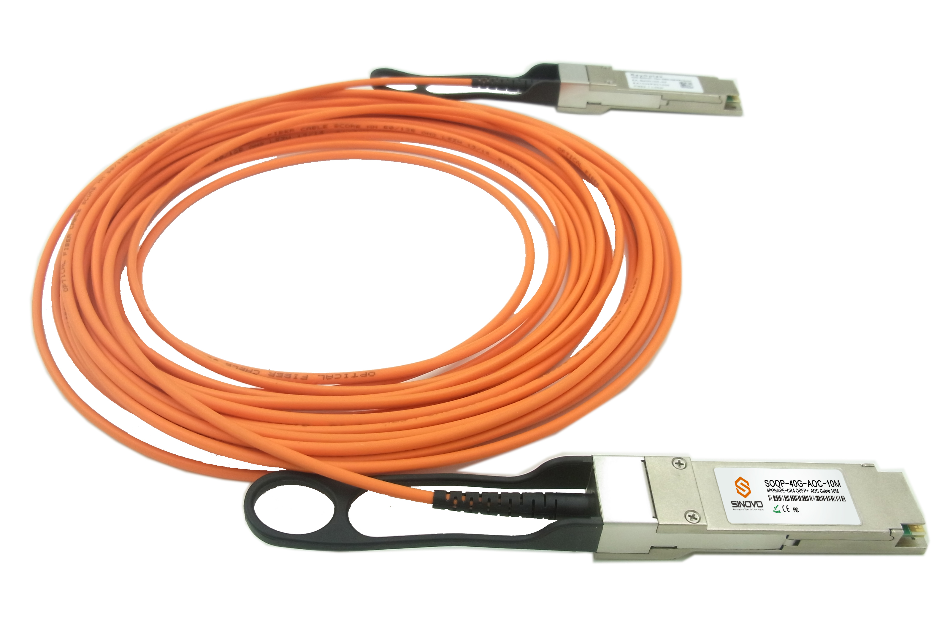 SINOVO Release out  4*SFP+ AOC Cable
